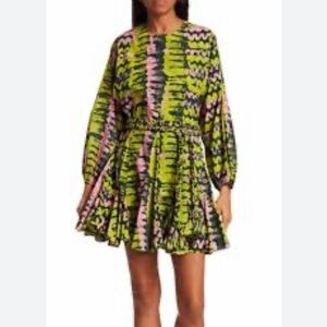 RHODE printed mini dress - Pink - size S - perfect condition.